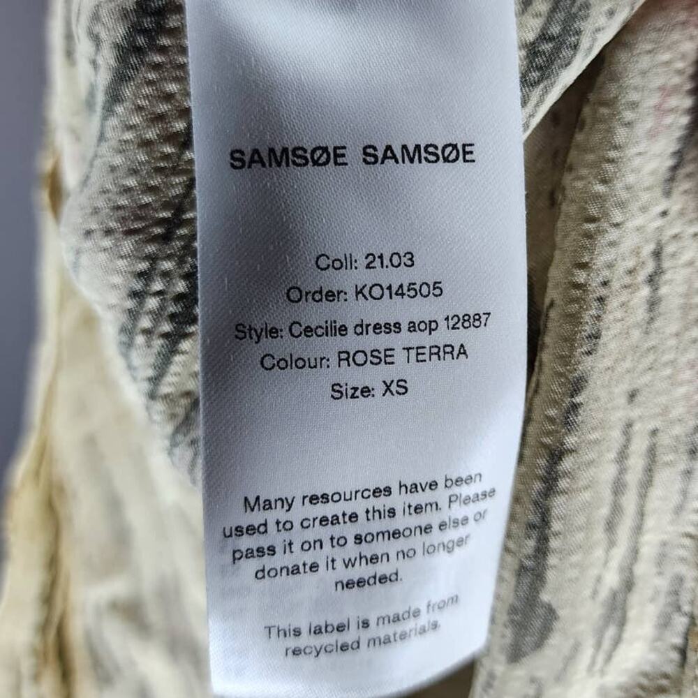 Samsoe & Samsoe Cecilie Dress in Terra Rose - Picture 7 of 11